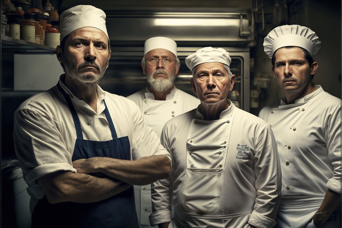 A group of old Chefs A Saged PR Collective